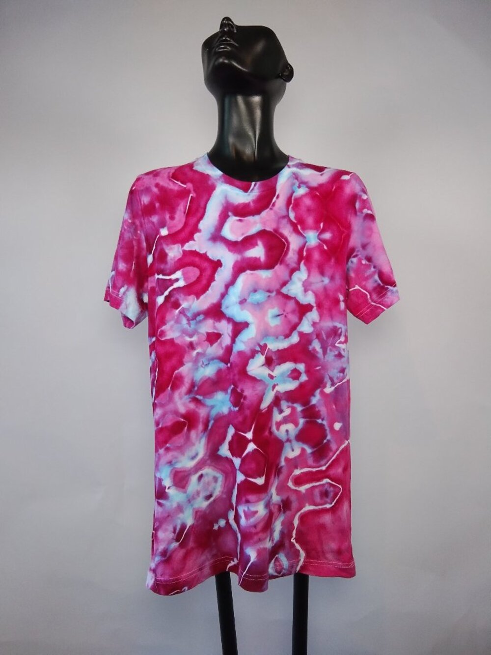 Small Unisex Bella-Canvas 3001C “Glitch” Ice Dyed T-Shirt